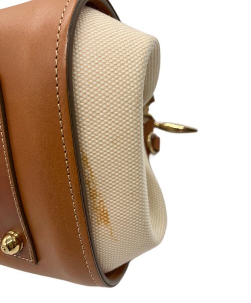 GLOBE-TROTTER（グローブトロッター）GLOBE-TROTTER (グローブトロッター) プロペラ2WAYショルダーバッグ ブラウンの古着・服飾アイテム