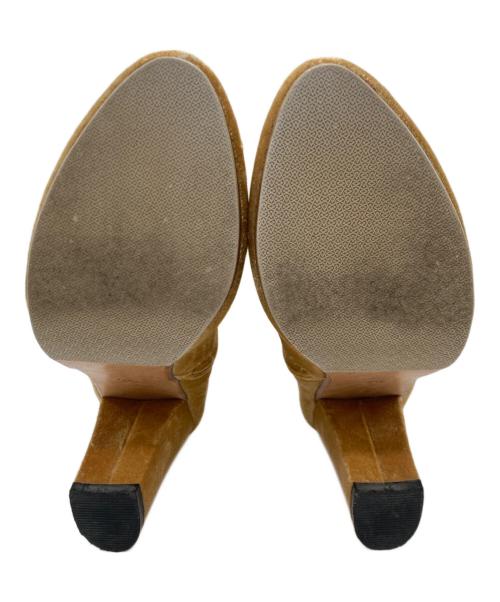 James Smith（ジェームス スミス）JAMES SMITH (ジェームス スミス) ベロアブーツ イエロー サイズ:size36の古着・服飾アイテム