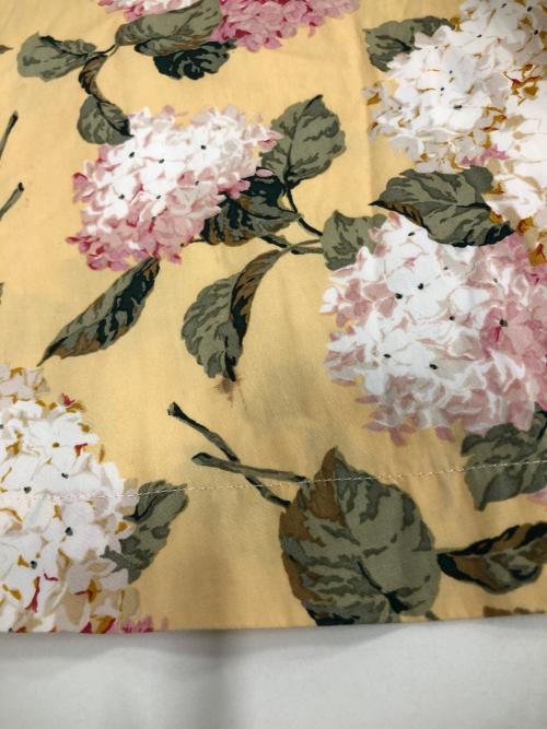 INGEBORG（インゲボルグ）INGEBORG (インゲボルグ) 紫陽花柄ワンピース イエロー サイズ:-の古着・服飾アイテム