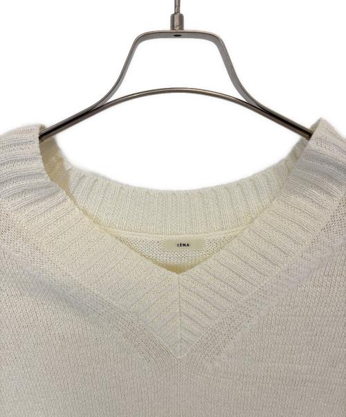 IENA（イエナ）IENA (イエナ) テープヤーン ジレ ホワイト サイズ:Freeの古着・服飾アイテム