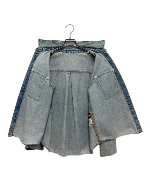 GRACE CONTINENTAL（（グレースコンチネンタル）GRACE CONTINENTAL (（グレースコンチネンタル) スタッズデニムシャツ ブルー サイズ:36の古着・服飾アイテム