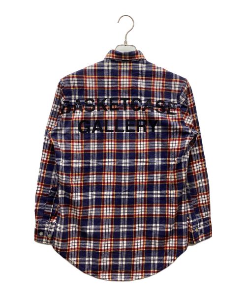 basketcase（バスケットケース）basketcase (バスケットケース) ネルシャツ ブルー×レッド サイズ:Sの古着・服飾アイテム