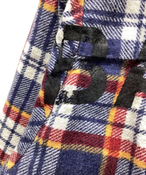 basketcase（バスケットケース）basketcase (バスケットケース) ネルシャツ ブルー×レッド サイズ:Sの古着・服飾アイテム