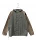 SYUMAN.（シュウマン）の古着「ナイロンフーデッドジャケット」｜グレー×ベージュ