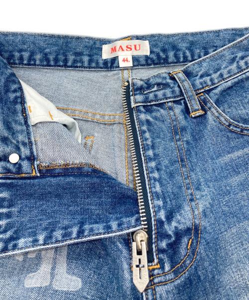 masu（エムエーエスユー）masu (エムエーエスユー) MASUBOYS BAGGY JEANS インディゴ サイズ:44の古着・服飾アイテム