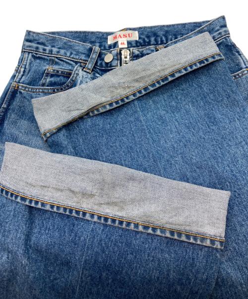 masu（エムエーエスユー）masu (エムエーエスユー) MASUBOYS BAGGY JEANS インディゴ サイズ:44の古着・服飾アイテム