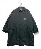 COOTIE PRODUCTIONSクーティープロダクツ）の古着「Padded Over Coat」｜ブラック