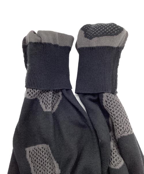 steaf（スティーフ）STEAF (スティーフ) SAFARI KNIT JACKET ブラック サイズ:Mの古着・服飾アイテム