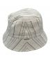 COOTIE PRODUCTIONS (クーティープロダクツ) Stripe Sucker Cloth Bucket Hat ホワイト×ブラック：5000円