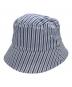 COOTIE PRODUCTIONS（クーティープロダクツ）の古着「Stripe Broad Bucket Hat」｜ブルー×ホワイト