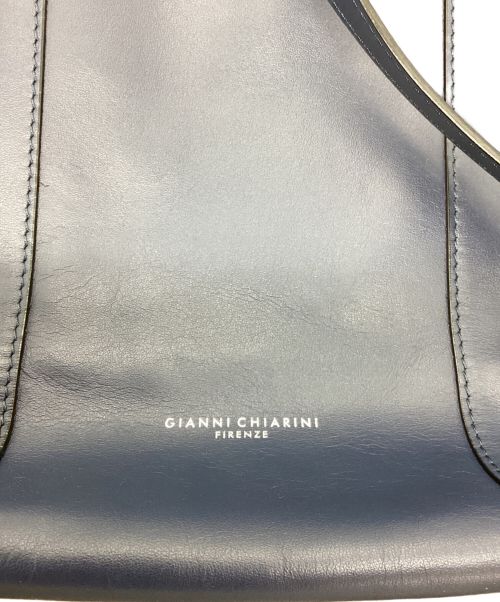 GIANNI CHIARINI（ジャンニ キアリーニ）GIANNI CHIARINI (ジャンニ キアリーニ) スーパーライトトートバッグ ネイビーの古着・服飾アイテム