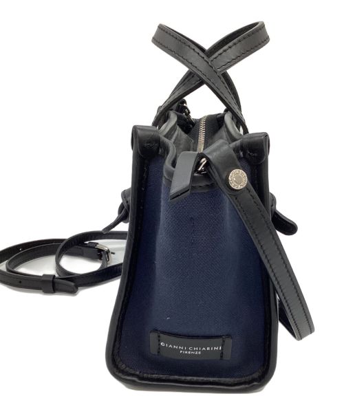 GIANNI CHIARINI（ジャンニ キアリーニ）GIANNI CHIARINI (ジャンニ キアリーニ) ミス マルチェッラ ネイビーの古着・服飾アイテム