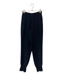 theory（セオリー）の古着「センタースリットパンツ」｜ブラック