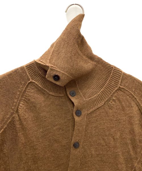 yohji yamamoto+noir（ヨウジヤマモトプリュスノアール）yohji yamamoto+Noir (ヨウジヤマモトプリュスノアール) ウールカーディガン ブラウン サイズ:2の古着・服飾アイテム