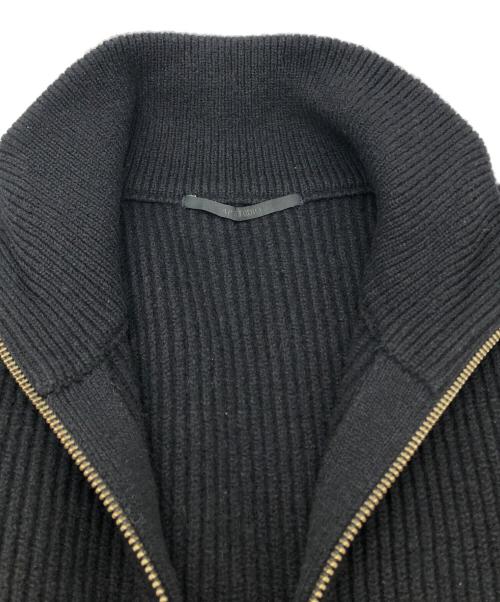 AP STUDIO（エーピーストゥディオ）AP STUDIO (エーピーストゥディオ) ジップニットブルゾン ブラック サイズ:SIZE Freeの古着・服飾アイテム