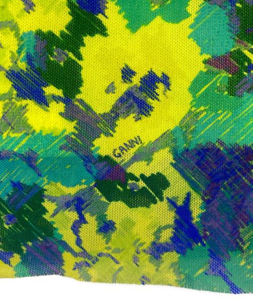 GANNI（ガニー）GANNI (ガニー) 総柄タートルネックカットソー グリーン サイズ:34の古着・服飾アイテム