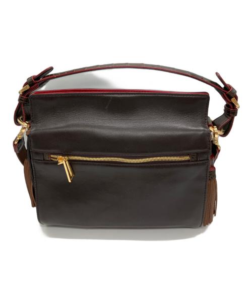 COCOCELUX GOLD（ココセリュックスゴールド）COCOCELUX GOLD (ココセリュックスゴールド) タッセル付き2WAYレザーバッグ ブラウンの古着・服飾アイテム