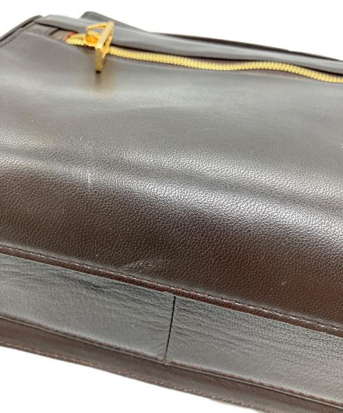 COCOCELUX GOLD（ココセリュックスゴールド）COCOCELUX GOLD (ココセリュックスゴールド) タッセル付き2WAYレザーバッグ ブラウンの古着・服飾アイテム