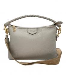 COCOCELUX GOLD（ココセリュックスゴールド）の古着「網手ワンハンドル 3WAYバッグ」｜グレー