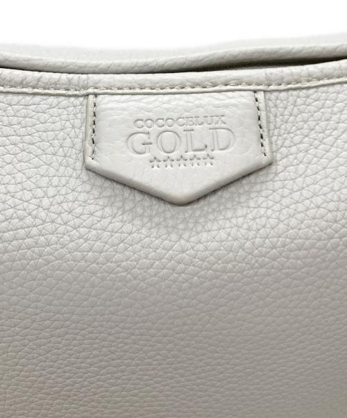 COCOCELUX GOLD（ココセリュックスゴールド）COCOCELUX GOLD (ココセリュックスゴールド) 網手ワンハンドル 3WAYバッグ グレーの古着・服飾アイテム