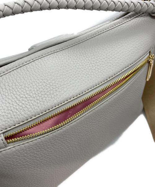 COCOCELUX GOLD（ココセリュックスゴールド）COCOCELUX GOLD (ココセリュックスゴールド) 網手ワンハンドル 3WAYバッグ グレーの古着・服飾アイテム