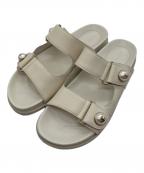 JIMMY CHOOジミーチュウ）の古着「FAYENCE SANDAL」｜アイボリー