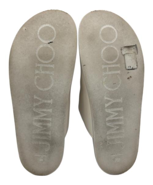 JIMMY CHOO（ジミーチュウ）JIMMY CHOO (ジミーチュウ) FAYENCE SANDAL アイボリー サイズ:38の古着・服飾アイテム