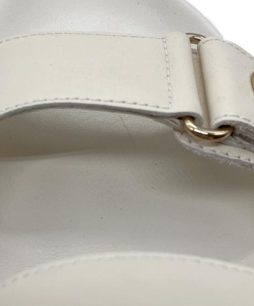 JIMMY CHOO（ジミーチュウ）JIMMY CHOO (ジミーチュウ) FAYENCE SANDAL アイボリー サイズ:38の古着・服飾アイテム
