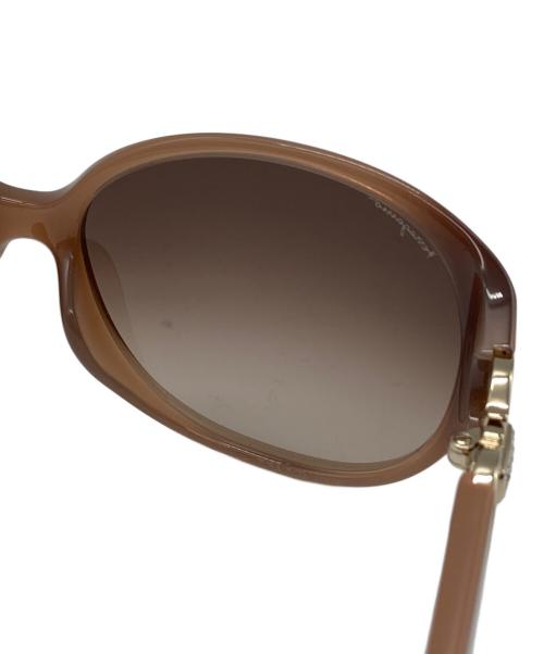 Salvatore Ferragamo（サルヴァトーレ フェラガモ）Salvatore Ferragamo (サルヴァトーレ フェラガモ) サングラス ベージュ サイズ:59□15の古着・服飾アイテム