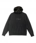 Yohji Yamamoto pour homme×New Eraヨウジヤマモト プールオム×ニューエラ）の古着「プルオーバーパーカー」｜ブラック