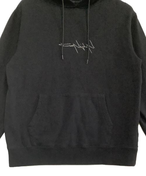 Yohji Yamamoto pour homme（ヨウジヤマモト プールオム）Yohji Yamamoto pour homme (ヨウジヤマモト プールオム) New Era (ニューエラ) プルオーバーパーカー ブラック サイズ:3の古着・服飾アイテム