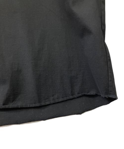 N.HOOLYWOOD（エヌ ハリウッド）N.HOOLYWOOD (エヌ ハリウッド) RAGLAN SLEEVE SHIRT ブラック×ホワイト サイズ:38の古着・服飾アイテム