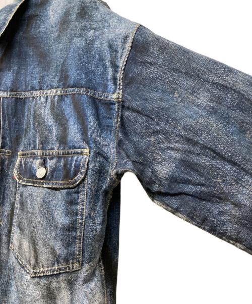 eYe COMME des GARCONS JUNYAWATANABE MAN（アイ コム デ ギャルソン ジュンヤ ワタナベ マン）eYe COMME des GARCONS JUNYAWATANABE MAN BerBerJin (ベンベルジン) LEVI'S (リーバイス) 綿麻ダンガリープリント インディゴ サイズ:Lの古着・服飾アイテム