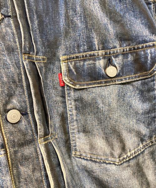 eYe COMME des GARCONS JUNYAWATANABE MAN（アイ コム デ ギャルソン ジュンヤ ワタナベ マン）eYe COMME des GARCONS JUNYAWATANABE MAN BerBerJin (ベンベルジン) LEVI'S (リーバイス) 綿麻ダンガリープリント インディゴ サイズ:Lの古着・服飾アイテム