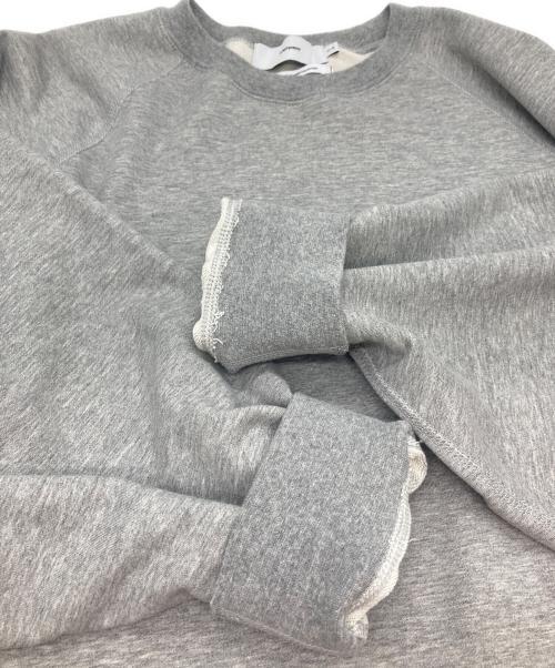 Graphpaper（グラフペーパー）Graphpaper (グラフペーパー) Ultra Compact Terry Crew Neck Sweater グレー サイズ:FREEの古着・服飾アイテム