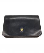 formeフォルメ）の古着「Hand wallet combi Liscio」｜ブラック