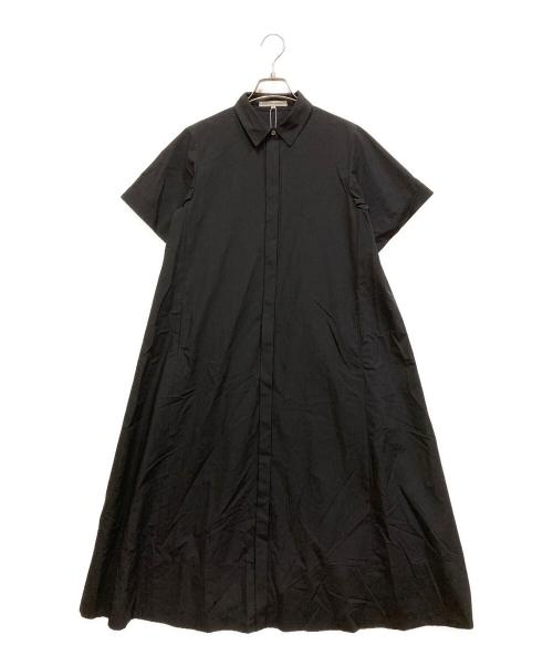 23区（ニジュウサンク）23区 (ニジュウサンク) シャツワンピース ブラック サイズ:SIZE 38の古着・服飾アイテム