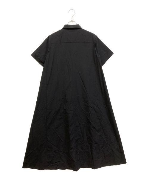 23区（ニジュウサンク）23区 (ニジュウサンク) シャツワンピース ブラック サイズ:SIZE 38の古着・服飾アイテム