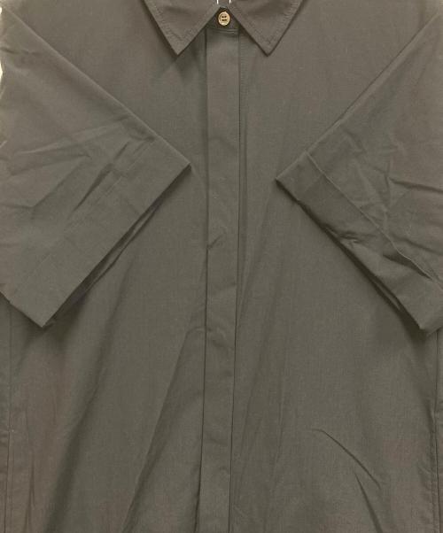 23区（ニジュウサンク）23区 (ニジュウサンク) シャツワンピース ブラック サイズ:SIZE 38の古着・服飾アイテム