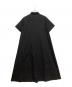 23区 (ニジュウサンク) シャツワンピース ブラック サイズ:SIZE 38：5000円