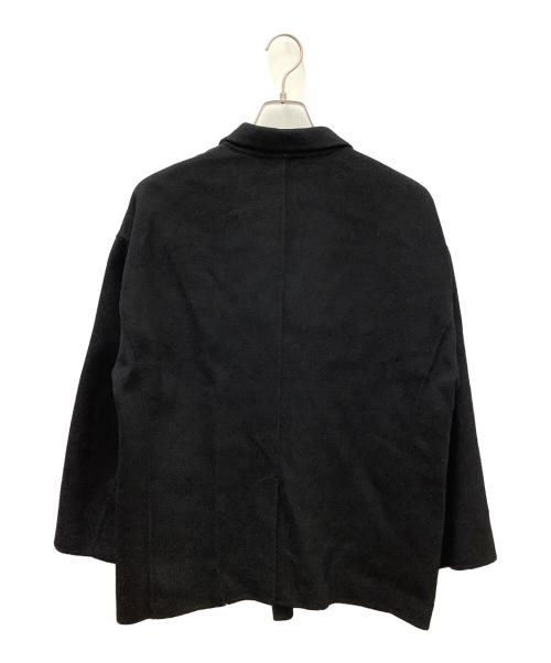 uncrave（アンクレイヴ3.）uncrave (アンクレイヴ) リバー ジャケットコート ブラック サイズ:1の古着・服飾アイテム