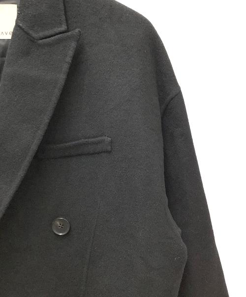 uncrave（アンクレイヴ3.）uncrave (アンクレイヴ) リバー ジャケットコート ブラック サイズ:1の古着・服飾アイテム
