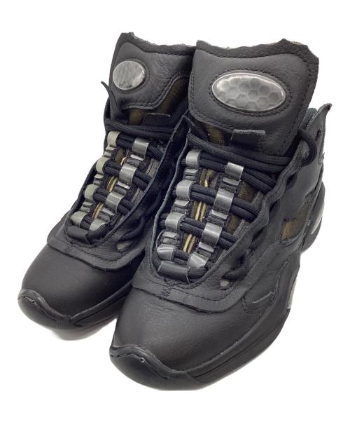 Maison Margiela（メゾンマルジェラ）Maison Margiela (メゾンマルジェラ) REEBOK (リーボック) スニーカー PROJECT 0 THE QUESTION MEMORY OF ブラック サイズ:23の古着・服飾アイテム