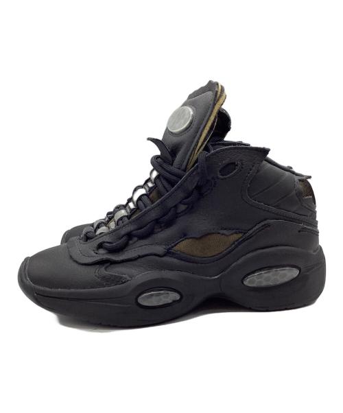 Maison Margiela（メゾンマルジェラ）Maison Margiela (メゾンマルジェラ) REEBOK (リーボック) スニーカー PROJECT 0 THE QUESTION MEMORY OF ブラック サイズ:23の古着・服飾アイテム