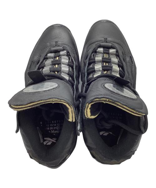 Maison Margiela（メゾンマルジェラ）Maison Margiela (メゾンマルジェラ) REEBOK (リーボック) スニーカー PROJECT 0 THE QUESTION MEMORY OF ブラック サイズ:23の古着・服飾アイテム