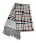 Burberry's（バーバリーズ）の古着「シルクチェックストール」｜グレー