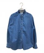 JOURNAL STANDARD relumeジャーナルスタンダード レリューム）の古着「デニムフリルブラウス」｜インディゴ