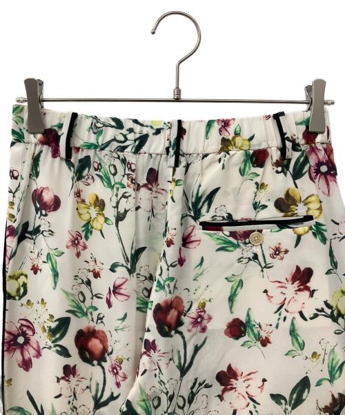 3.1 phillip lim（スリーワンフィリップリム）3.1 phillip lim (スリーワンフィリップリム) 総柄シルクパンツ アイボリーの古着・服飾アイテム