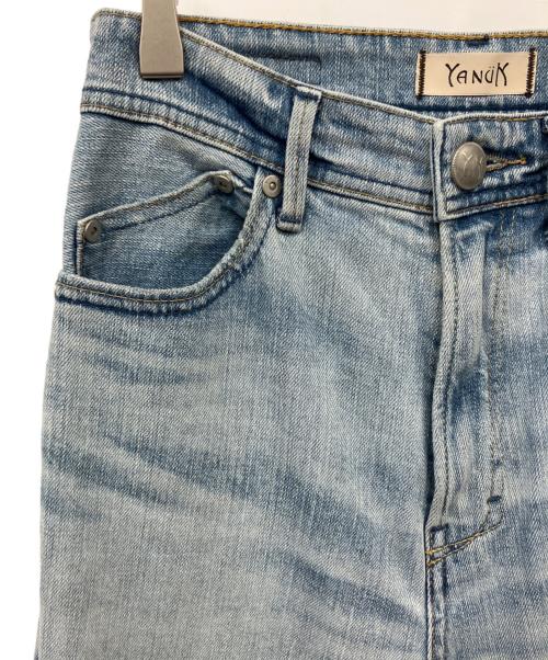 YANUK（ヤヌーク）YANUK (ヤヌーク) LEAボーイズストレート インディゴ サイズ:23の古着・服飾アイテム