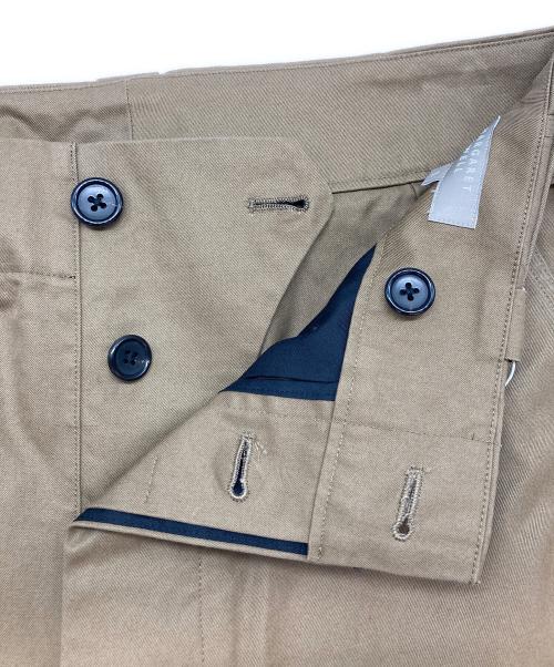 MARGARET HOWELL（マーガレットハウエル）MARGARET HOWELL (マーガレットハウエル) ドライコンパクトコットントラウザーズ ブラウン サイズ:L 未使用品の古着・服飾アイテム